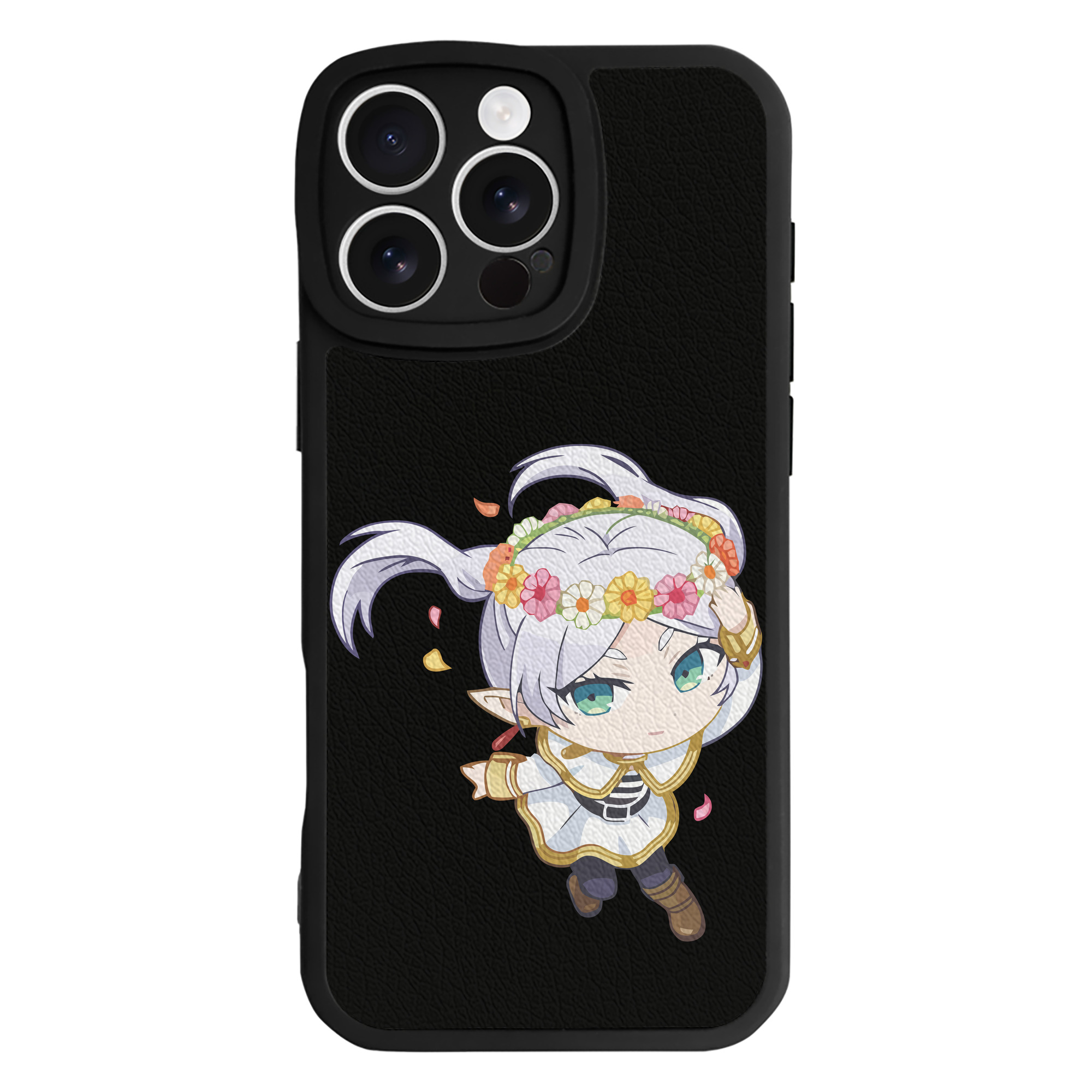 （画像用） 葬送のフリーレン Frieren 【iPhone 16シリーズ対応】シリコンスマホケース（レザー調） 材質：シリコン